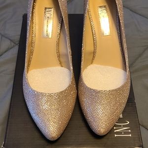 Heels champagne color